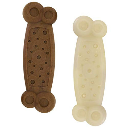 Chew King by Mammoth Gear Nylon Bones, Textured Bacon Flavored Chew Toy - size: Medium, style: Bones (2 Pack)