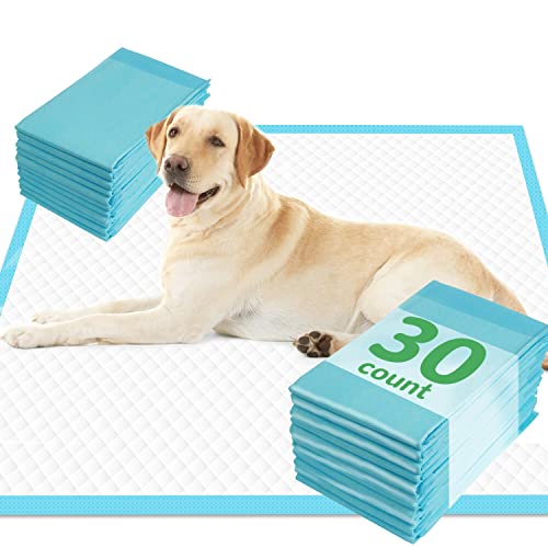 DEEP DEAR Dog Pads Extra Large 30"x36" [30-Count], XXL Puppy Pads for Potty Training, Leak-Proof Pee Pads for Dogs, Super Absorbent Puppy Pee Pads XL, Disposable Pet Pads for Puppies, Cats, Rabbits - size: Thickened XXL: 30"x36"-30 Ct
