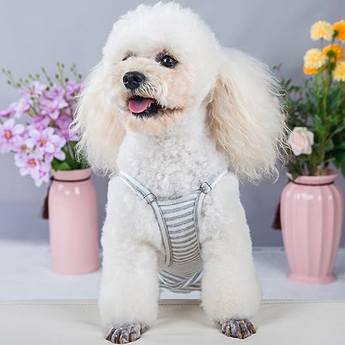 Dog Diapers Panties with Adjustable Suspender, Washable Dog Diaper Jumpsuits Soft Cotton Pantie for Girl Puppy, Reusable Doggies Period Pants, XL