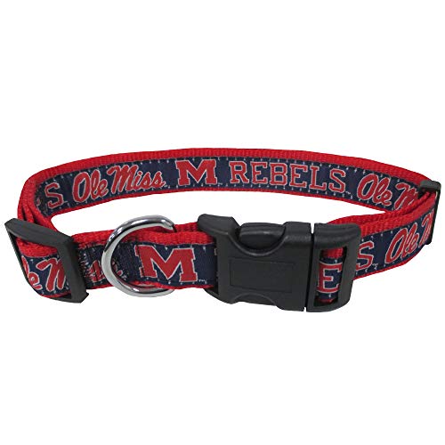 Ole Miss Collar - color: Mississippi Ole Miss Rebels, size: Small