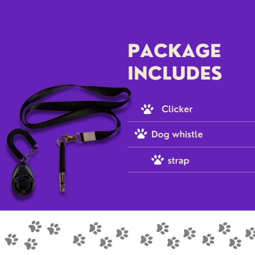 Dog Whistles, Custom Target Stick and Clicker Training Device for Dogs Pet Play Kit Agility Training Set Clicker