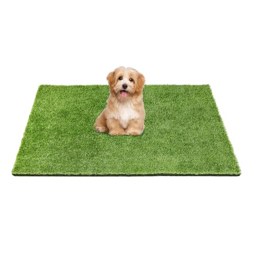 36" x 24" Fake Grass Mat for Dogs, Premium Washable Artificial Turf Grass Rug for Patio Lawn Balcony Door Dog Pet Pee Potty Training - size: 36"L x 24"W