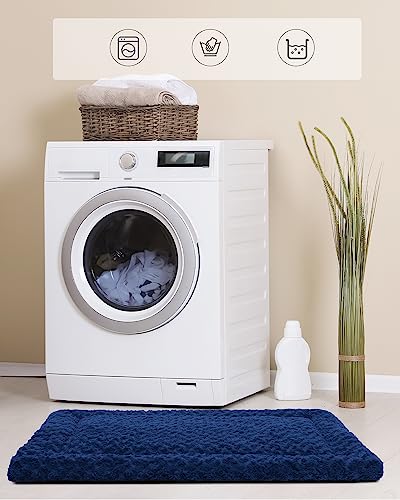 Washable Dog Bed Mat Crate Pad Soft Fluffy Pet Kennel Beds Dog Sleeping Mattress for Large Jumbo Medium Small Dogs, 36 x 23 Inch, Blue - color: Blue, size: 36.00" x 23.00" x 1.50"