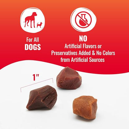 Good 'n' Tasty Kabob Bites Treat for All Dogs, 18 Ounces, Gourmet Dog Treats with Chicken, Duck or Chicken Liver, New Improved Formula for Softer Texture - size: 1.13 Pound (Pack of 1), style: Kabob Bites