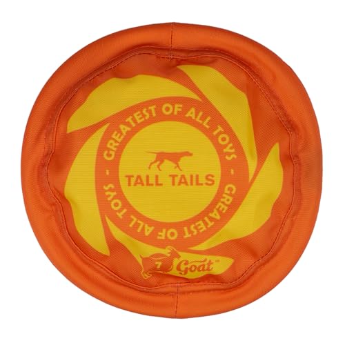 Tall Tails G.O.A.T. Greatest of All Toys Sport Flyer Fetch Toy for Dogs, Medium - size: Medium