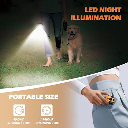 Dog Bark Deterrent Devices, Anti Barking Device for Dogs ultrasonic Stopper Control Device 50 Ft Correct Your Dog's Bad Behavior Better Than Shock Collars (YELLOW-5431)