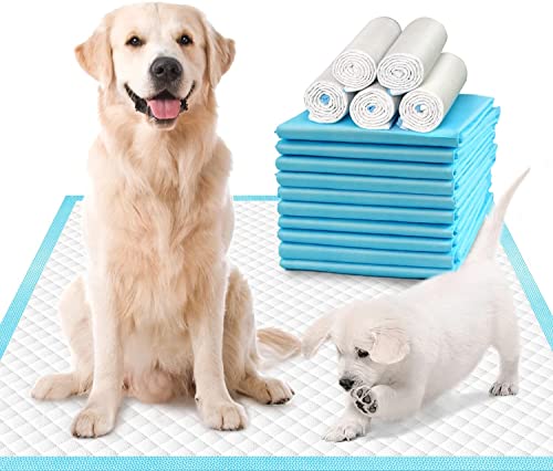 DEEP DEAR Extra Large Dog Pads 30"x26" 30 Count, Thicker Puppy Pads for Potty Training, Super Absorbent Pee Pads for Dogs, Leak-Proof Dog Pee Pads for Puppies, Disposable Pet Training Pads for Cats - size: Large: 30"x26"-30 Ct