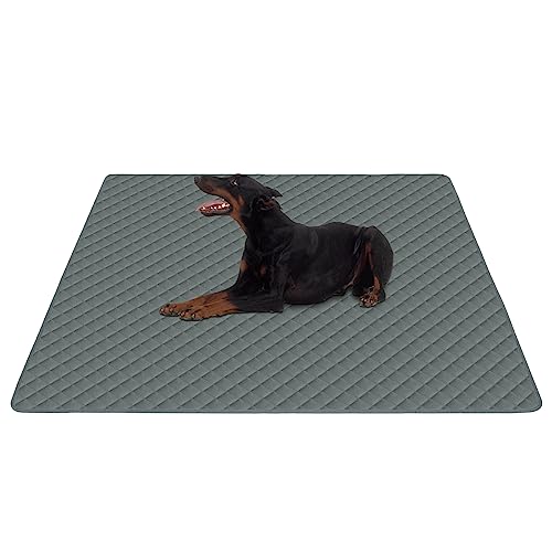Washable Pee Pads for Dogs 48"x48" Reusable Puppy Pad Pet Training Pads, Waterproof Mat Non-Slip, Dog Pee Pad Whelping Pads Dog Mat-Playpen,Crate,Sofo,Car,Potty,Bed - size: 48"×48"