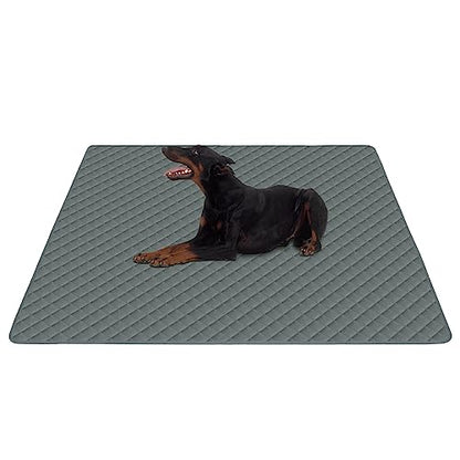 Washable Pee Pads for Dogs 48"x48" Reusable Puppy Pad Pet Training Pads, Waterproof Mat Non-Slip, Dog Pee Pad Whelping Pads Dog Mat-Playpen,Crate,Sofo,Car,Potty,Bed - size: 48"×48"