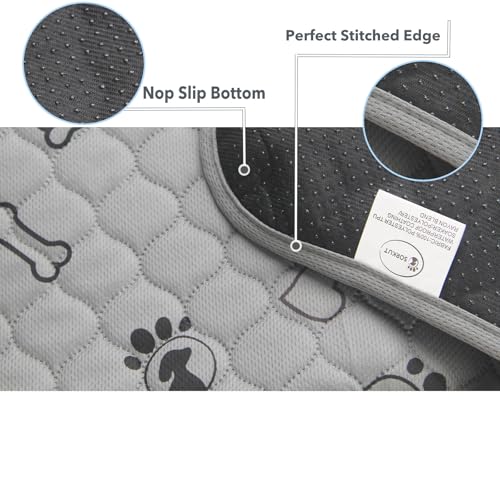 Reusable Potty Pads for Dogs - 4 Pack 18"x24" Washable Pee Pads Waterproof Puppy Pads with Non-Slip Backing, Super Absorbent & Leakproof Pet Training Pads for Potty, Crate, Playpen, Bed, Sofa - size: 18''x24''(Pack of 4)
