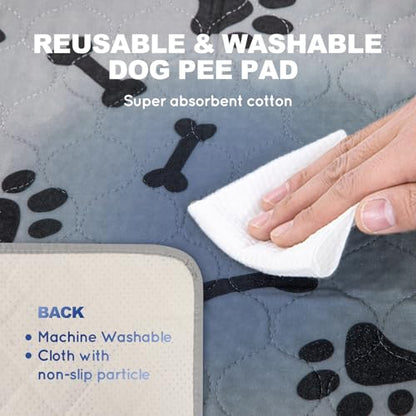 HQ4US 4LEGS Dog Grass Pad with Tray Small 23" x 16", Ultra-Absorbent Artificial Grass Pad for Dogs Potty(No Grate)Grass Hemmed Edge for Indoor Potty Training Reusable Puppy Pads Dog Litter Box Balcony - size: Small - 23”×16” for 3-10lbs Dog