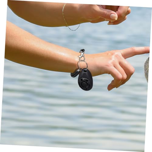 Happyyami Portable Pet Training Clicker and Whistle with Wrist Strap Durable Dog Training Tool for Behavior Correction Enhances Auditory Response Convenient Clicker for
