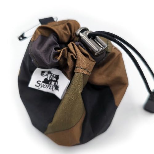 Small Dog Treat Pouch Puppy Training Bag with Carabiner Clip, Bait Bag