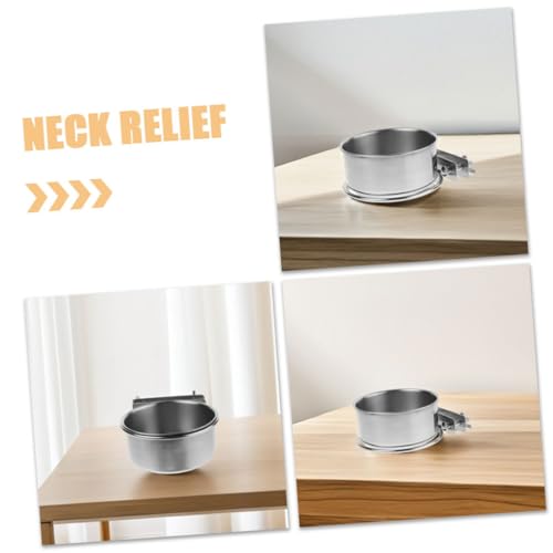 Hemoton Wall Mounted Pet Feeding Station Dog and Cat Bowls for Space Saving Easy Installation Versatile and Cats Wall-Mounted Feeding