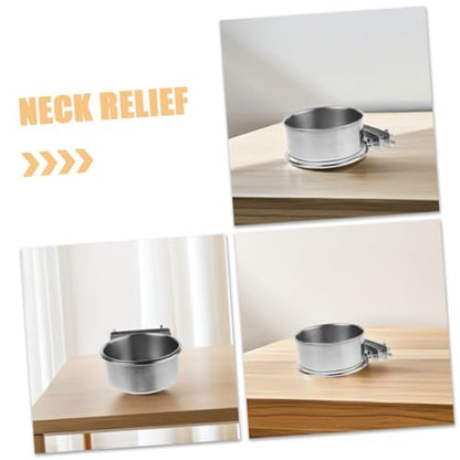 Hemoton Wall Mounted Pet Feeding Station Dog and Cat Bowls for Space Saving Easy Installation Versatile and Cats Wall-Mounted Feeding