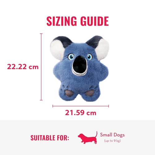 KONG Snuzzles Dog Toy, Plush Squeaker, Crinkle Sounds, Soft Durable Indoor Play (Koala, Medium) - color: Koala, size: Medium