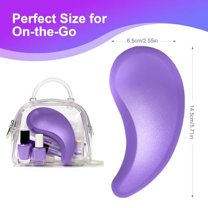 Small Dog Brush - Puppy Hair Brush- Grooming Tool for Teddy, Yorkies, Maltese, Shih Tzu, Chihuahua (Purple) - color: Purple