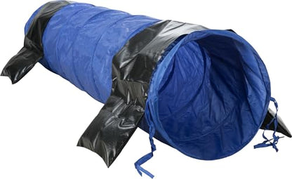 TRIXIE Dog Agility Tunnel - l 78.7 in Long & 15.7 in Diameter | Agility Tunnel for Small Dogs, At Home Obstacle Training Equipment, Indoor and Outdoor Use - size: 78.5 x 15.5 x 15.5 in.