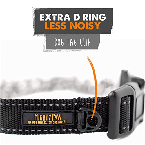 Mighty Paw Martingale Collar with Buckle | Training Dog Collar, Limited Cinch Chain Pet Gear for No Pull Dog Walking. Martingale Dog Collars for Large Dogs, Medium Breeds and Small Pets