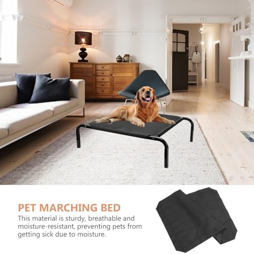 Ipetboom Elevated Dog Bed Replacement Cover, Breathable Mesh Hammock, 42.84 x 28.30 x 0.31 in
