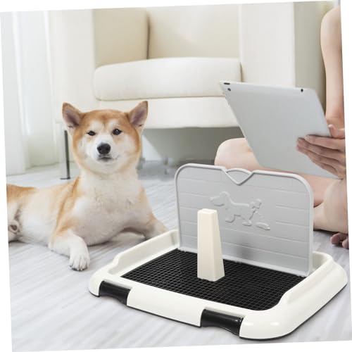 Indoor Dog Potty Tray Capacity Pee Holder for Puppy Training Splashproof Dog Toilet Box Removable Design
