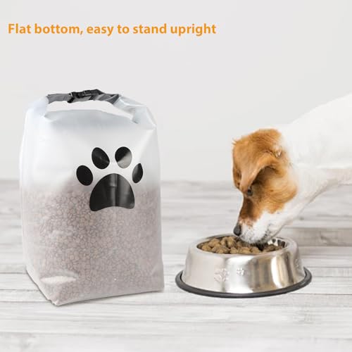 Roll Top Dog Food Travel Bag 42cup,Travel Dog Food Container,Reusable EVA Dog Food Bag,Waterproof Dog Kibble Container,Dog Camping Essential-Ideal for Dog Boarding,Weekend Getaways