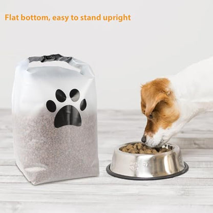 Roll Top Dog Food Travel Bag 42cup,Travel Dog Food Container,Reusable EVA Dog Food Bag,Waterproof Dog Kibble Container,Dog Camping Essential-Ideal for Dog Boarding,Weekend Getaways