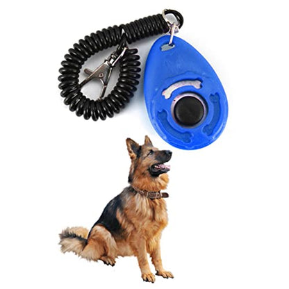 FOMIYES 12pcs Professional Dog Clicker Big Button Training Tool Wrist Strap Pet Training Clickers for Quick and Easy