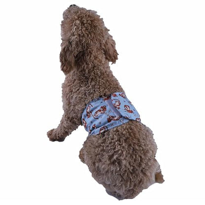 Pomya Washable Male Dog Belly Band, Washable Male Dog Belly Wrap, Dog Diapers for Male Dogs, Nappies Wrap for Post Surgery Wound Training, Reusable Soft Belly Bands, Pack of
