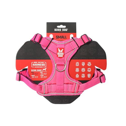 Boss Dog Tactical Harness, Hot Pink, Small - color: Hot Pink, size: Small