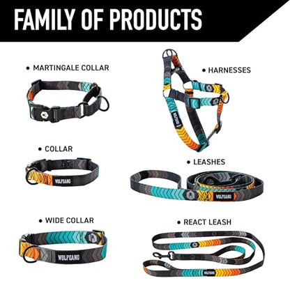 Wolfgang Heavy Duty, Adjustable Dog Collar with Quick Release Nylon Buckle for Walking & Training, ChevTech Print, Small - color: ChevTech Print, size: Small (5/8 Inch x 8-12 Inch)