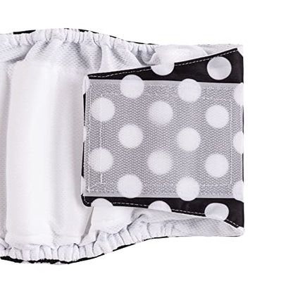 CuteBone Dog Diapers Male 4 Pack Puppy Wraps Reusable Doggie Belly Bands for Male Dogs Small Medium Large - size: S(11"-14")