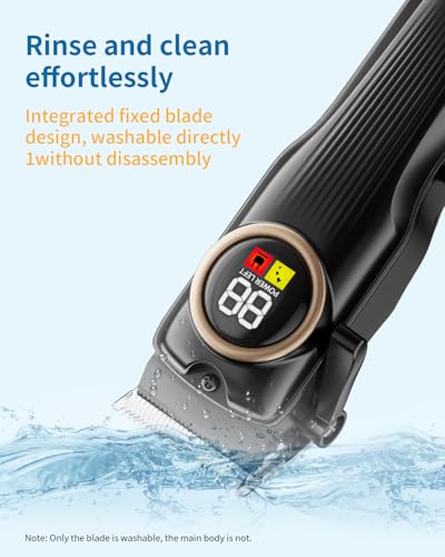 iBTC Pet Grooming Clipper Set for Thick Dense Fur, Professional Low Noise Rechargeable Pet Hair Trimmer with Ceramic Blade & Stainless Steel Scissors, Suitable for Dogs Cats