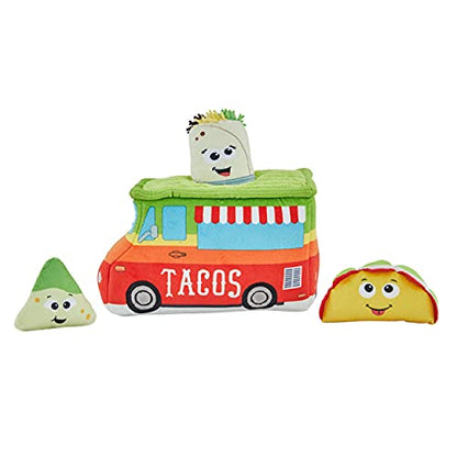 Outward Hound Hide A Taco Plush Dog Toy Puzzle - color: Taco Truck