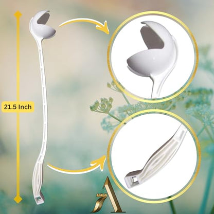 AnNafi® Cricket Ball Thrower Speed Arm | Professional Practice Launcher & Ball Pickup Tool | Full & Half Pitch Training Equipment (White, Only Thrower) - color: White, size: Only Thrower