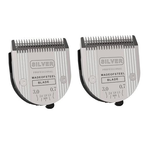 2PCS Adjustable 5 in 1 Replacement Blades Compatible with Wahl 5 in1 Clipper Bravura, Chromado, Creativa, Figura, Motion, Supergroom Dog Grooming Clippers - color: Black-2