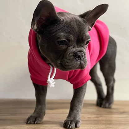 Big Brother Heart Paw Pullover Fleece Lined Dog Hoodie (Black Hooded Sweatshirt) - color: Black, size: 4X-Large (40-55 lbs)