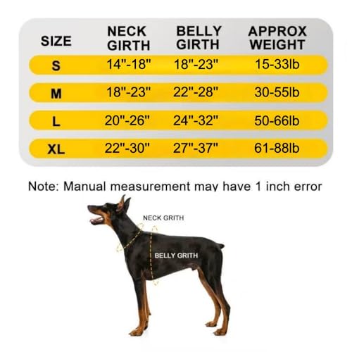 Tactical Dog Harness for Medium Large Dogs,No-Pull Dog Harness, Smart Fit Reflective Pet Walking Harness for Training,Dog Vest Harness with Handle (M (Neck:18"-23" ; Chest:22"-28") 30-55lb) - size: M (Neck:18"-23" ; Chest:22"-28") 30-55lb