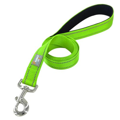 Dog Leash 6 FT Padded Handle Nylon Reflective Dogs Leashes for Small Dogs Puppy Green - color: Refl Green, size: Small : 5/8" x 6 FT
