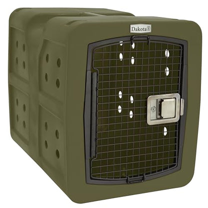 dakota283 Dakota 283 Medium Kennel -Frame Door- Olive - color: Olive, size: Medium