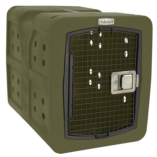dakota283 Dakota 283 Medium Kennel -Frame Door- Olive - color: Olive, size: Medium