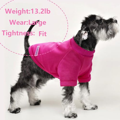 2 Pieces Stripe Dog Clothes for Small Dogs Summer Dog Shirt Cute Soft Puppy Clothes Bresthable Chihuahua Cat Clothes XS~XXL Pet Clothing (Pink, XX-Large) - color: pink, size: XX-Large