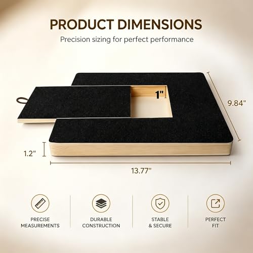 Dog Nail Scratch Board with Treat Drawer, Solid Wood Dog Scratch Pad, Stress-Free Nail File Board Alternative to Clippers & Grinders, with 2 Replaceable Sandpapers for Small Medium Large Dogs - size: 2 Repl Sandpaper