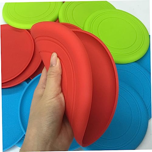 5pcs Pet Flying Disc Toy Outdoor Dog Chewing Toys for Interactive Play Soft and Washable for and Water Activities