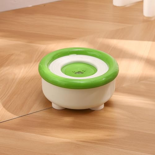 Spill Proof Dog Water Bowl - Anti Splash Floating Disk, 1500ml Feeder Non Slip Pet Water Bowl, Suitable for Kitten Small Medium Breed Cat Bunny Kennel Cage | Outdoor Indoor Use Clean Floor Slow
