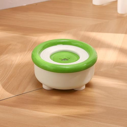 Spill Proof Dog Water Bowl - Anti Splash Floating Disk, 1500ml Feeder Non Slip Pet Water Bowl, Suitable for Kitten Small Medium Breed Cat Bunny Kennel Cage | Outdoor Indoor Use Clean Floor Slow