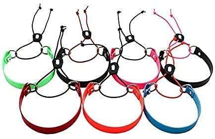 SureFit 3/4'' Biothane® E-Bungee Collar Small 8''-16'' Neck Size Quick On/Off E-Collar Strap Fits Educator Dogtra (Hot Yellow w/Neon Yellow Bungee)