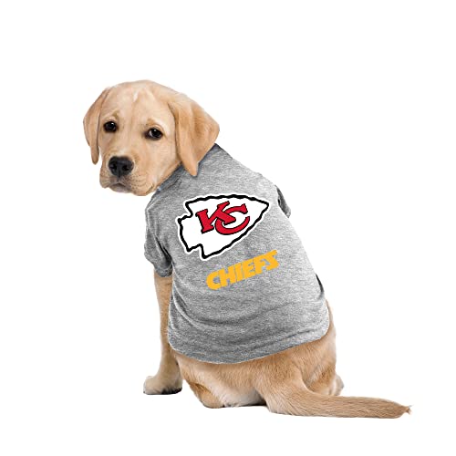 Littlearth NFL Kansas City Chiefs Pet T-Shirt, Team Color, Small - color: Kansas City Chiefs, size: Small