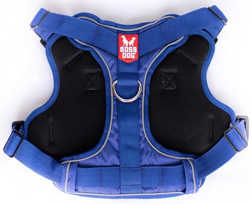 Boss Dog Tactical Harness, Blue, Small - color: Blue, size: Small