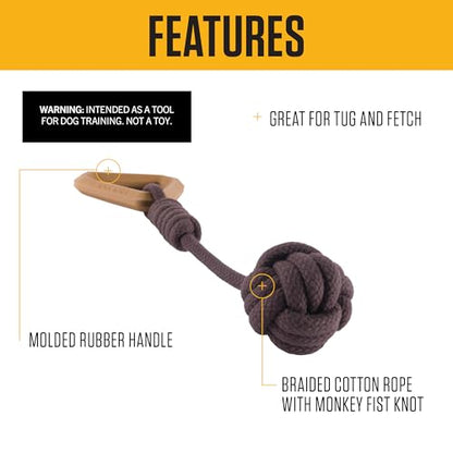 Carhartt Pet Training Tools, Rugged Dog Tool for Tug, Fetch and Play, Monkey Fist Dog Pull (Blaze Orange) - color: Monkey Fist Dog Pull (Blaze Orange)